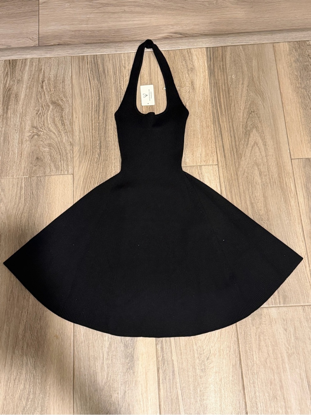 Windsor Black Halter Mini Dress